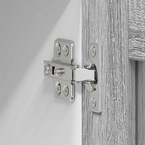 Függő szekrény Riga 2 pcs Szürke Sonoma 40 x 31 x 80 cm Faanyag