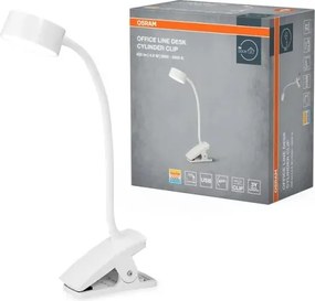 Osram - LED, fényerőszabályozható csíptetős asztali lámpa OFFICE LINE LED/4,8W/230V fehér