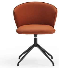 Narancssárga kárpitozott étkezőfotel szett 2 db-os Add – Teulat