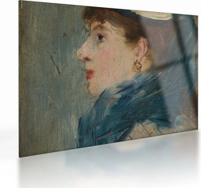 Üveg kép - Edouard Manet, Portrait of a Lady, reprodukciók (70x50 cm)