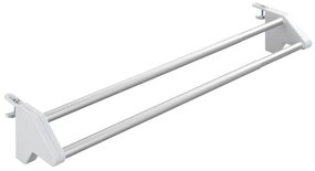 WENKO 3702100 - Akasztó 13x11,5 cm ezüst/fehér 3702100