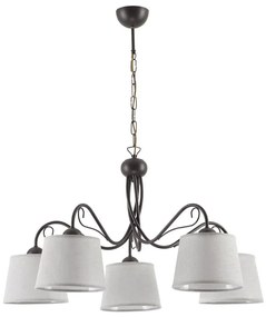 Jupiter 1362 - KM 5 V - KAMELIA 5xE27/60W/230V láncos csillár