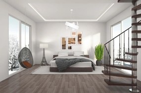 Emibig modern függeszték modo fehér króm emi585/1