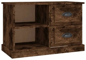 füstös tölgy színű szerelt fa TV-szekrény 73x35,5x47,5 cm