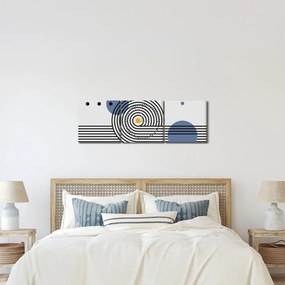 Kép - Minimalista absztrakció N⁰1 (órával) (90x30 cm)