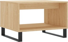 vidaXL sonoma tölgy színű szerelt fa dohányzóasztal 60x50x40 cm