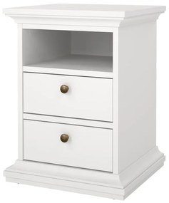 Provence éjjeliszekrény, fehér