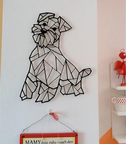 STYLESA modern festészet a falon kutya HAFINKO PR0228 fekete