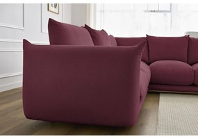 Borvörös sarokkanapé Ernest – Bobochic Paris