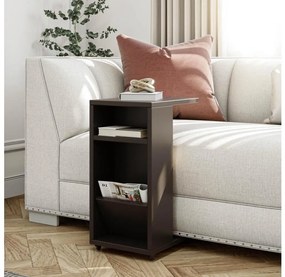 FILINTA 63x40 cm antracit dohányzóasztal