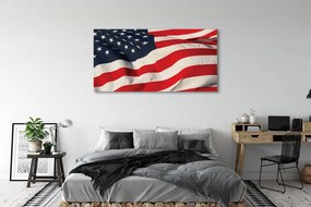 Canvas képek Amerikai zászló 100x50 cm