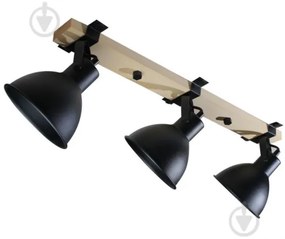 Spotlámpa 3xE27/40W/230V fekete