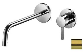 Paffoni - LIGHT mosdócsaptelep rejtett beépítéshez, szálcsiszolt arany