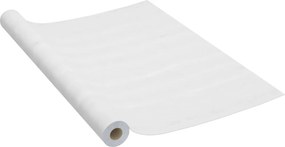 vidaXL fehér faszínű öntapadó PVC bútorfólia 500 x 90 cm