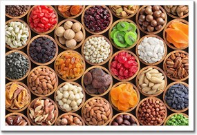 Poszterek keretben 60x40 Bakália és dió