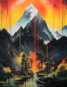 Poszter 50x65cm Hegyi alkímia