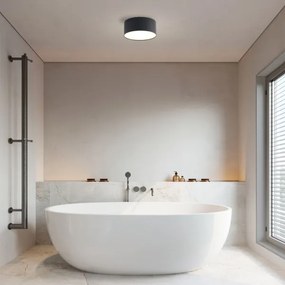 Brilagi - FORIS LED fürdőszobai mennyezeti lámpatest LED/20W/230V Ø 15 cm fekete IP44