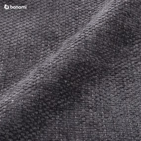 Sötétszürke kinyitható-tárolóhelyes sarokkanapé (jobb oldali-heverő résszel) Fuji – Bobochic Paris