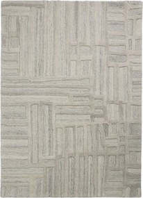 Szürkésbézs kézi szövésű gyapjú szőnyeg 200x300 cm Elva – Flair Rugs