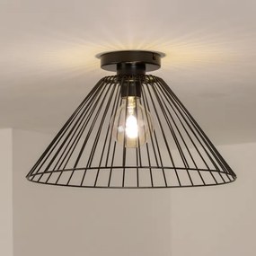 Brilagi - LED felületre szerelhető mennyezeti lámpa CERIA WIRE 1xE27/40W/230V Ø 45 cm fekete