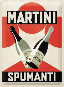 Fém tábla Martini Spumanti, (30 x 40 cm)
