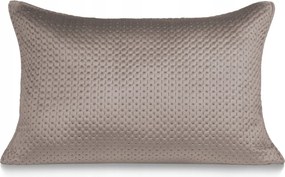 Dekoratív párnahuzat Maya 50x70 velúr steppelt barna