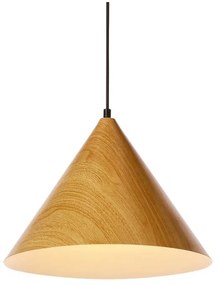 Barna függőlámpa fém búrával ø 32 cm Dunca – Candellux Lighting
