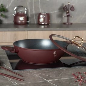 BerlingerHaus Wok fedővel Leonardo 30 cm