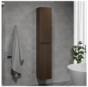 KENWOOD 186 cm-es fürdőszobai szekrény, dió