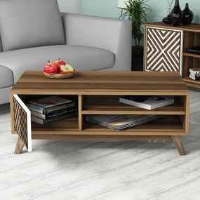Inci - Walnut, White