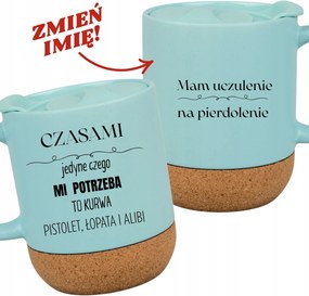 Kék Bögre Parafa Vicces Ajándék Allergiás Vagyok