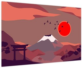Kép - Fuji hegység (90x60 cm)