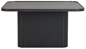 Sullivan fekete tölgyfa dohányzóasztal, 80 x 80 cm - Rowico