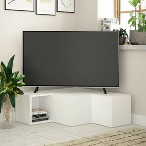 Compact White TV-asztal