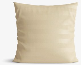 Goldea damaszt párnahuzat - arany csíkos 45 x 45 cm