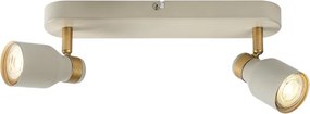 Rabalux 73096 - Irányítható spotlámpa NEZORI 2xGU10/15W/230V