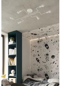 Sollux SL.1443 - Felületre szerelhető csillár VECTOR 6xE27/15W/230V fehér