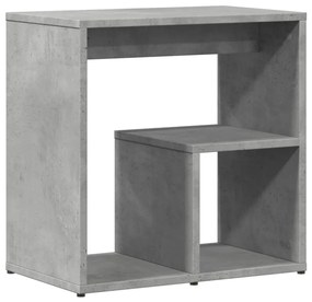 2 db betonszürke szerelt fa kisasztal 50x30x50 cm