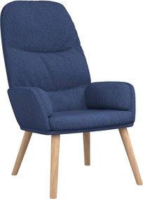 vidaXL kék szövet pihenőfotel