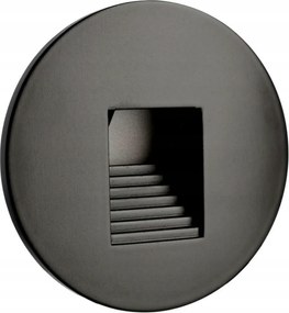 Light Impressions Deko-Light takaró kerek fekete lépcsőfok Alwaidhoz 930499