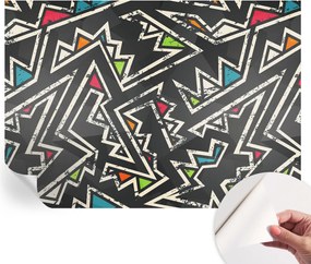 Dekoratív öntapadós fotótapéta Energikus geometria 208x146 cm