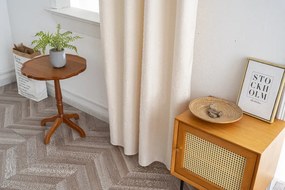 Sötétítő függöny DUNES VELVET 140x250 cm, krémszínű Felfüggesztés: Fém gyűrűk