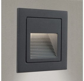 Orion AL 11-1217 - LORO LED beépíthető lámpa 2W 230V IP65 antracit