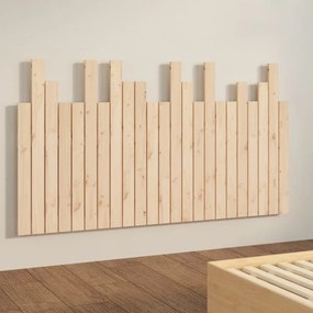 tömör fenyőfa fali fejtámla 146,5 x 3 x 80 cm