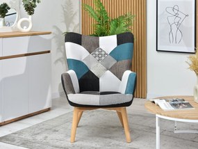 Fotel Nutri (patchwork + bükk). Akció -15%. 1110349