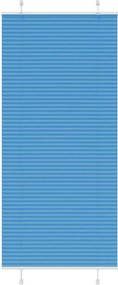 vidaXL pliszírozott redőny kék 85x200 cm szövetszélesség 84,4 cm