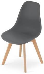 Sötétszürke KITO szék bükkfa lábakkal