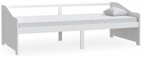 fehér 3 személyes tömör fenyőfa kanapéágy 90 x 200 cm
