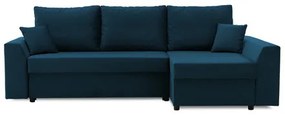 Szétnyitható sarok kanapé PAUL 2 PRO Jobb Kék