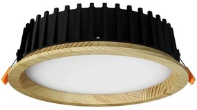 APLED-LED Lámpa RONDO WOODLINE LED/12W/230V 4000K átm. 20 cm fenyő tömör fa